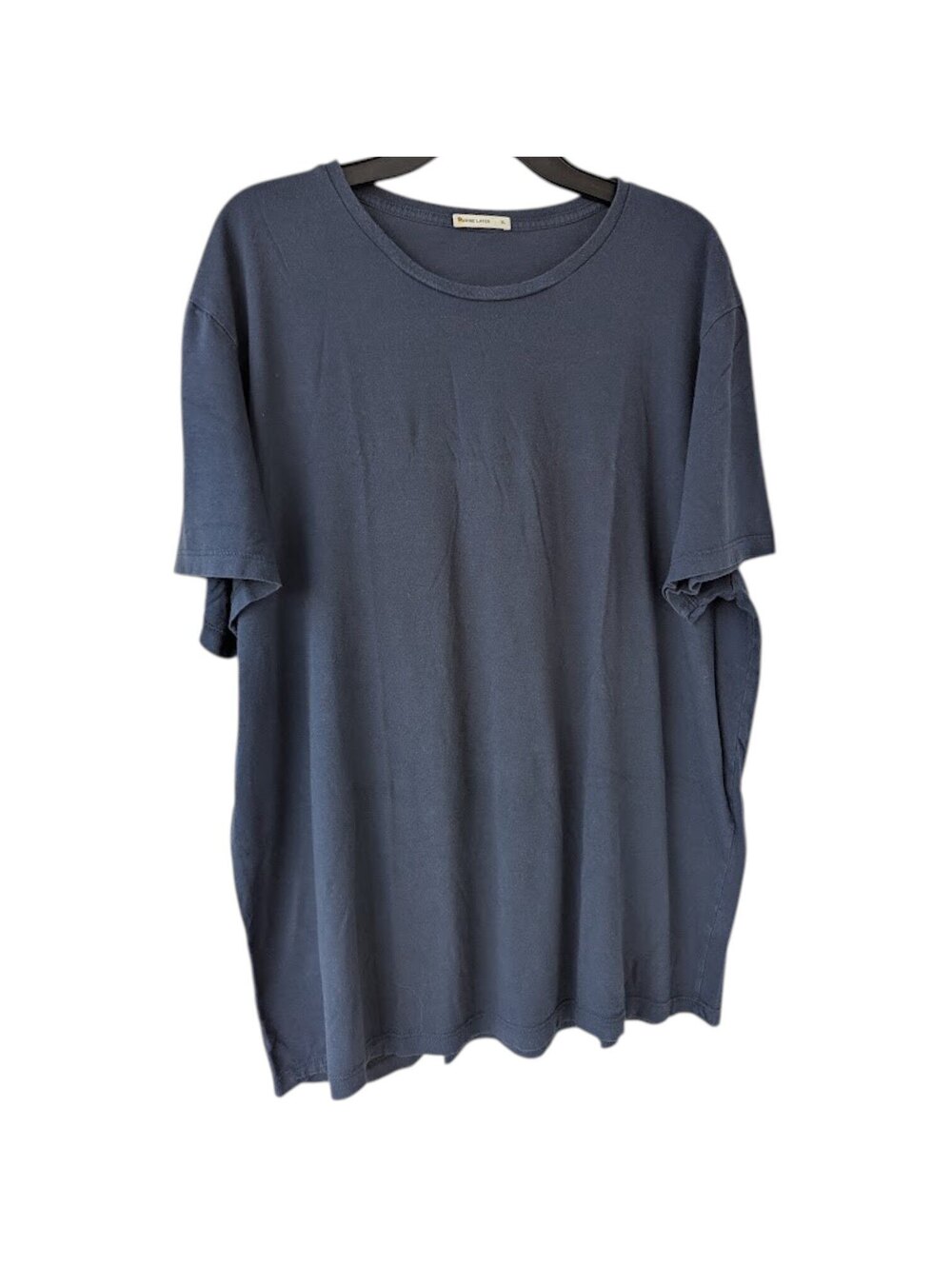 Marine Layer T-Shirt Mens XL Navy Blue Cotton Modal Blend Tee Made in USA 25x29